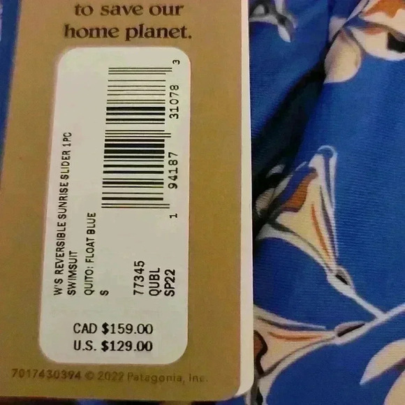 NWT Reversible Patagonia Swimsuit - Picture 7 of 8